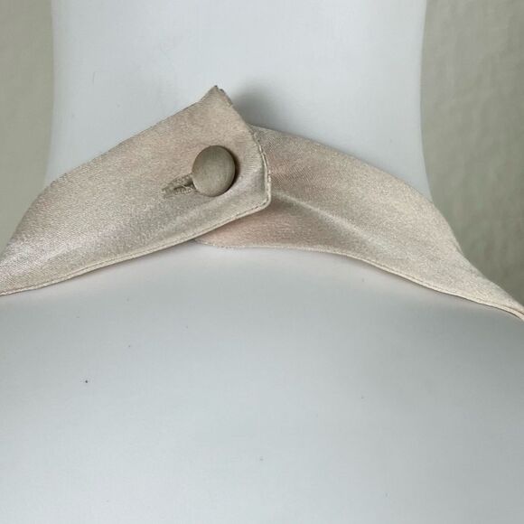 Cameo Halter/Bareback Satin Mini Dress - Picture 5 of 12